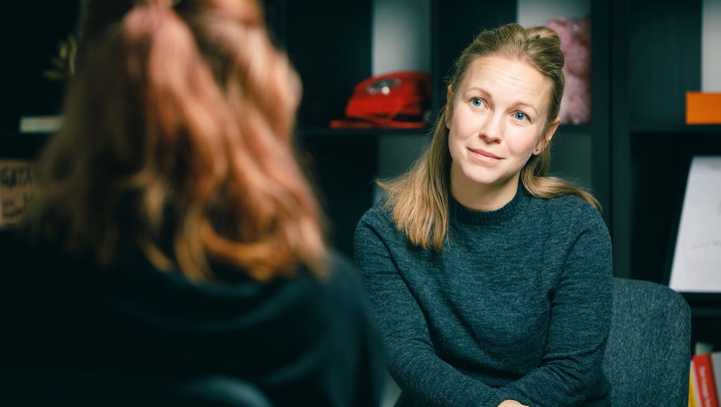 Catarina Nylund, kurator på Bris. Fotograf: Fredrik Stål